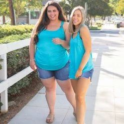 Boutique Simplified New Arrivals Minty Buckle Strap Top