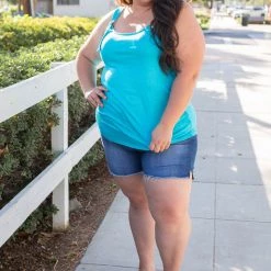 Boutique Simplified New Arrivals Minty Buckle Strap Top