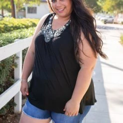 Boutique Simplified All That Jazz Tank Tunic New Arrivals