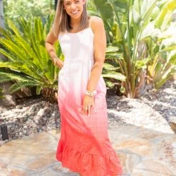 Boutique Simplified New Arrivals Summer Sunset Midi Dress