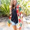 Boutique Simplified Tooty Fruity Open Face Kimono