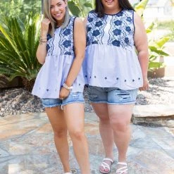 Boutique Simplified Made With Love Embroidered Top New Arrivals