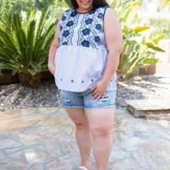 Boutique Simplified Made With Love Embroidered Top New Arrivals