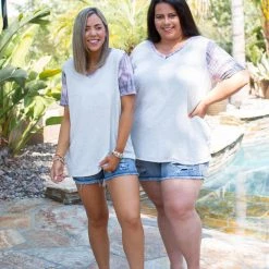 Boutique Simplified Crystal Geode Short Sleeve Top 13 Boutique Simplified Crystal Geode Short Sleeve Top