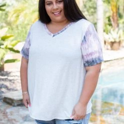 Boutique Simplified Crystal Geode Short Sleeve Top 16 Boutique Simplified Crystal Geode Short Sleeve Top