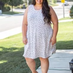 Boutique Simplified Geo-Magic Swing Dress New Arrivals