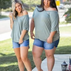 Boutique Simplified New Arrivals My Forever Olive Dolman