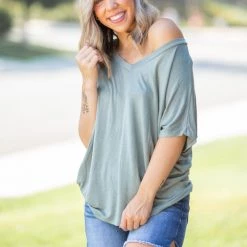 Boutique Simplified New Arrivals My Forever Olive Dolman