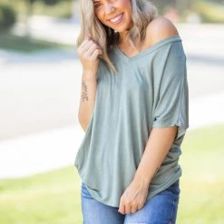 Boutique Simplified New Arrivals My Forever Olive Dolman
