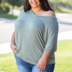 Boutique Simplified New Arrivals My Forever Olive Dolman