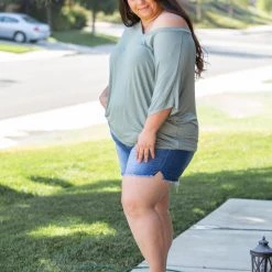 Boutique Simplified New Arrivals My Forever Olive Dolman