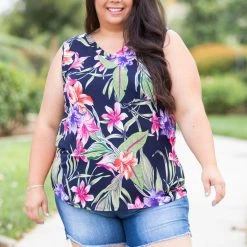 Boutique Simplified Pura Vida Sleeveless Top