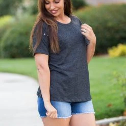 Boutique Simplified New Arrivals You're One Of A Kind Short Sleeve Top