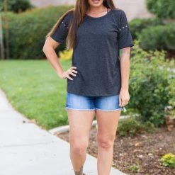 Boutique Simplified New Arrivals You're One Of A Kind Short Sleeve Top