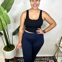 Iris & Rainbow Boutique #349 Fluorescent Leggings (Navy) New Arrivals