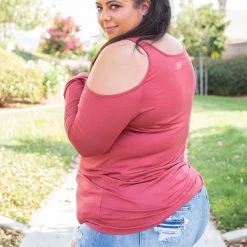 Boutique Simplified Buckle Me Up In Marsala New Arrivals