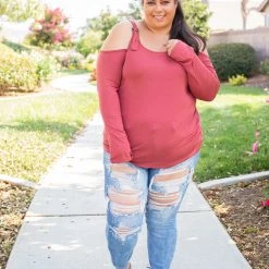 Boutique Simplified Buckle Me Up In Marsala New Arrivals