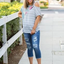 Boutique Simplified New Arrivals Flirty & Fun Short Sleeve Top