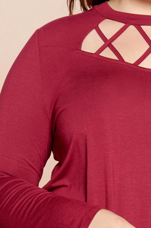 Iris & Rainbow Boutique #331 Sassy Caged Neck Top New Arrivals 5 Iris & Rainbow Boutique #331 Sassy Caged Neck Top New Arrivals