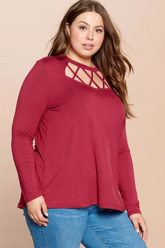 Iris & Rainbow Boutique #331 Sassy Caged Neck Top New Arrivals 6 Iris & Rainbow Boutique #331 Sassy Caged Neck Top New Arrivals