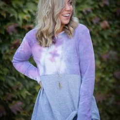 Boutique Simplified New Arrivals Pink Sunset Front Twist Top