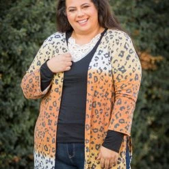 Boutique Simplified Autumn Sunset Cardigan New Arrivals