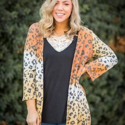 Boutique Simplified Autumn Sunset Cardigan New Arrivals