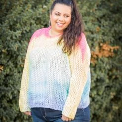 Boutique Simplified Starlite Cropped Knit Sweater New Arrivals