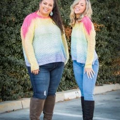 Boutique Simplified Starlite Cropped Knit Sweater New Arrivals