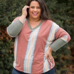 Boutique Simplified Parting Ways Long Sleeve Dolman New Arrivals