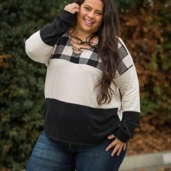 Boutique Simplified Forever Connected Color Block Top New Arrivals