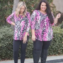 Boutique Simplified New Arrivals Beauty & Hustle 3/4 Sleeve Top