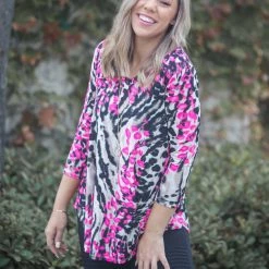 Boutique Simplified New Arrivals Beauty & Hustle 3/4 Sleeve Top