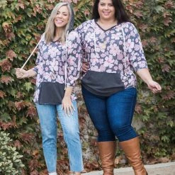 Boutique Simplified Showered In Blooms Hoodie