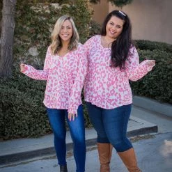 Boutique Simplified Pretty In Pink Waffle Knit Top New Arrivals