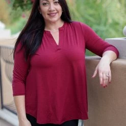 Boutique Simplified Back To Basics Burgundy Gabby