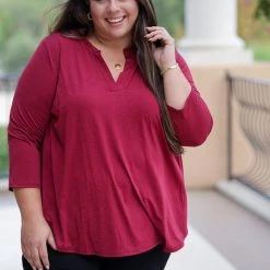 Boutique Simplified Back To Basics Burgundy Gabby