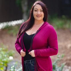 Boutique Simplified New Arrivals Cozy Edgy Zip Up Hoodie