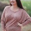 Boutique Simplified Zesty Knit Dolman