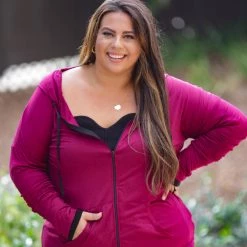 Boutique Simplified New Arrivals Cozy Edgy Zip Up Hoodie