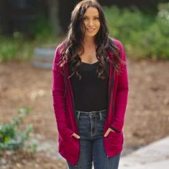 Boutique Simplified New Arrivals Cozy Edgy Zip Up Hoodie