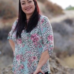 Boutique Simplified In The Moment 3/4 Sleeve Top New Arrivals