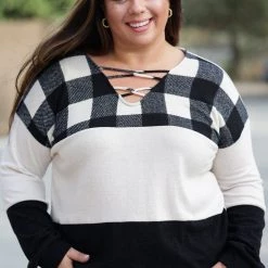 Boutique Simplified Forever Connected Color Block Top New Arrivals