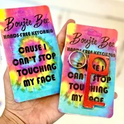 Iris & Rainbow Boutique #B150 Hands Free Door Opener Keychain New Arrivals