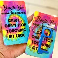 Iris & Rainbow Boutique #B150 Hands Free Door Opener Keychain New Arrivals