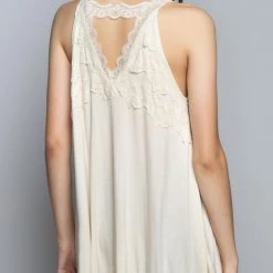 Iris & Rainbow Boutique #L62 Queen Angeline Lacey Ivory Top New Arrivals