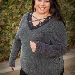 Boutique Simplified Sign Of Hope Long Sleeve Top