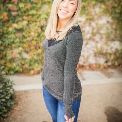 Boutique Simplified Sign Of Hope Long Sleeve Top