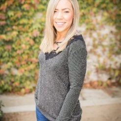 Boutique Simplified Sign Of Hope Long Sleeve Top