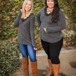 Boutique Simplified Sign Of Hope Long Sleeve Top